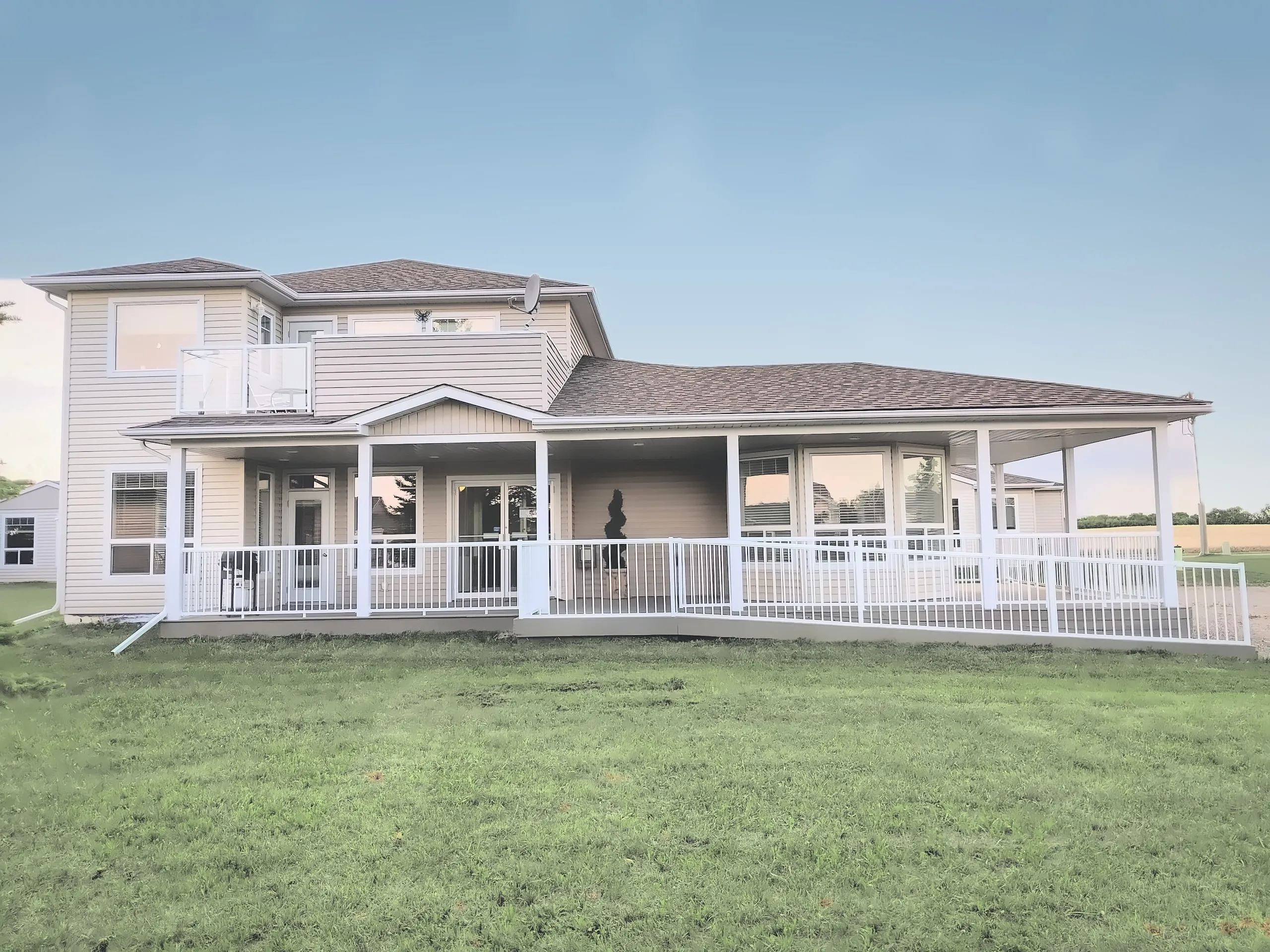 Freedom Living building exterior with its wraparound porch